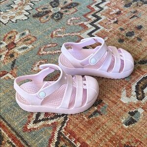 Kids Croc Pink Sandals